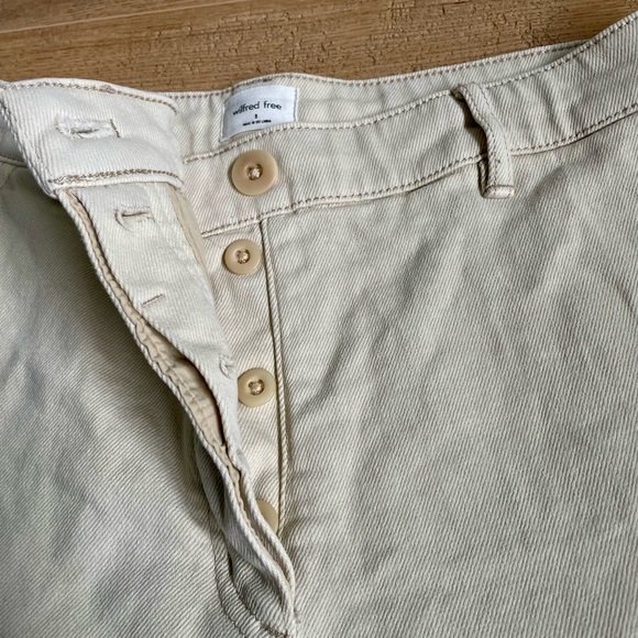 Aritzia Wilfred Free Modern Cargo Pants Size 8 Beige - Picture 4 of 13